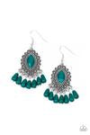 Load image into Gallery viewer, Private Villa Blue Earrings