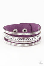 Load image into Gallery viewer, Rollin In Rhinestones - Purple
