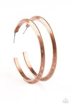 Load image into Gallery viewer, Some Like It HAUTE Copper Hoop Earring
