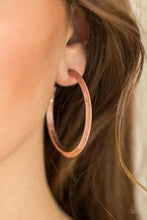 Load image into Gallery viewer, Some Like It HAUTE Copper Hoop Earring
