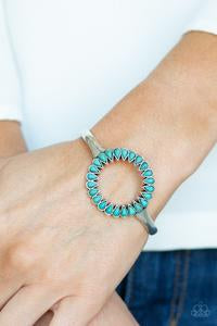 Divinely Desert blue bracelet- paparazzi