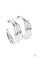 Load image into Gallery viewer, Colossal Curves Silver Earring
