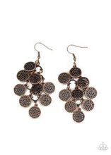 Load image into Gallery viewer, Blushing Blooms Copper Earring
