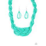 Paparazzi- A Standing Ovation Blue Necklace