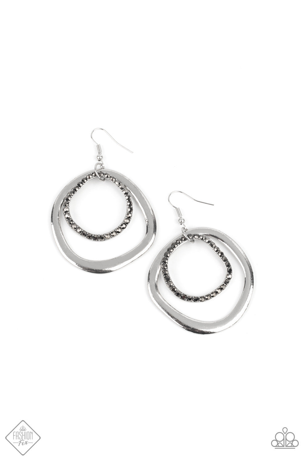 Spinning with Sass Silver earring