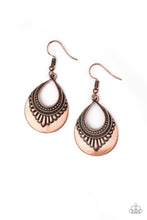 Load image into Gallery viewer, Totally Terrestrial Copper Earring
